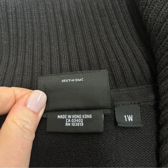 Harley Davidson Vintage Style  Zip Up Sweater Embroidered Logo Patch, Size 1X - Picture 11 of 12